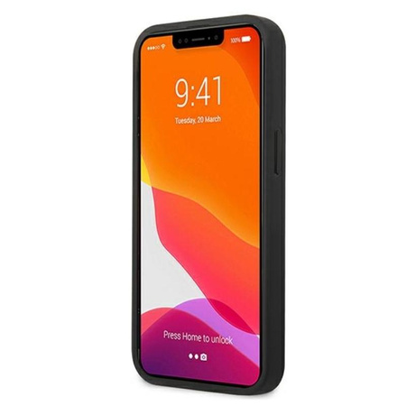 Mercedes bőr perforált terület - tok iPhone 13 mini (tengerészkék)