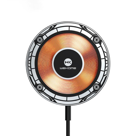 WEKOME WP-U99 Vanguard Series - MagSafe 15W induktives Ladegerät (Schwarz)