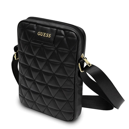 Guess Quilted Tablet Bag - 10" notebook / tablet bag (black)