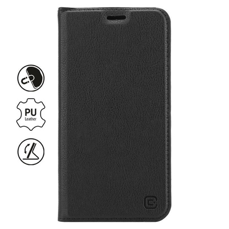 Crong Folio Case - Coque pour iPhone 11 Pro Max avec rabat magnétique (noir)