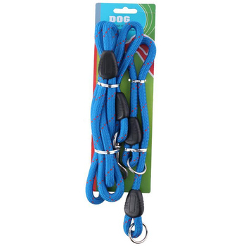 Leash 150 cm + collar 45 cm (blue)