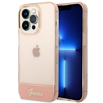 Guess Translucent - iPhone 14 Pro Max Case (pink)