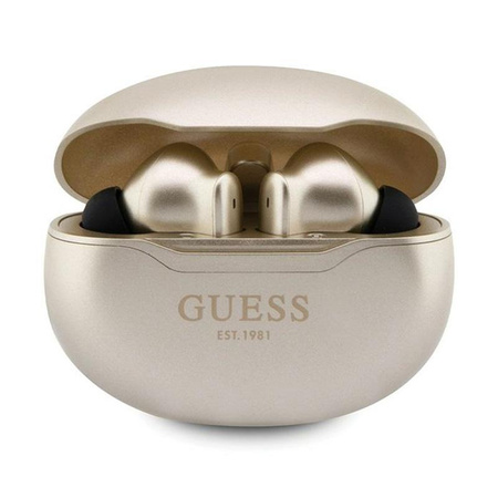 Guess True Wireless Classic EST BT5.3 - TWS casque + étui de chargement (or)