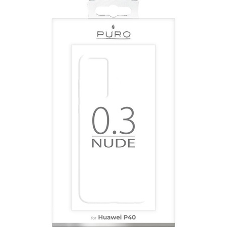 PURO 0.3 Nude - Hülle für Huawei P40 (transparent)