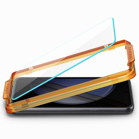 Spigen Alm üveg.TR 2-Pack - Edzett üveg Samsung Galaxy S23 FE készülékhez (átlátszó)