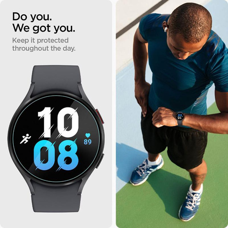 Spigen GLAS.TR EZ FIT 2-Pack - Tvrzené sklo pro Samsung Galaxy Watch 6 40 mm (2 ks)