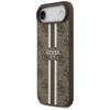 Guess 4G Printed Stripes MagSafe - Case iPhone Air (brown)