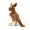 Rappa - Mascotte realistica di peluche Canguro con bebè 27 cm Eco-Friendly