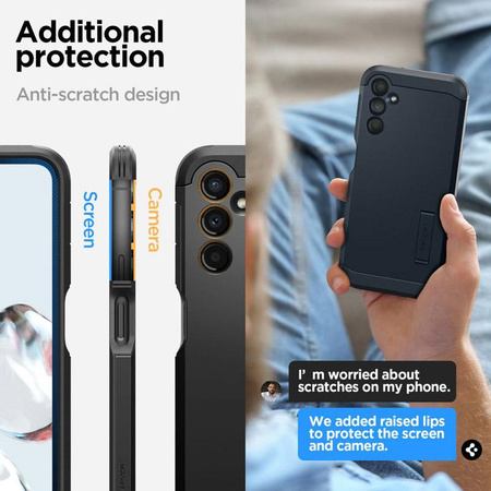 Spigen Tough Armor - Etui pour Samsung Galaxy A14 4G / LTE (Noir)