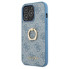 Guess 4G Ring Case - Etui iPhone 13 Pro Max (niebieski)