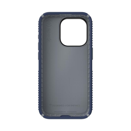 Speck Presidio2 Grip - pouzdro pro iPhone 15 Pro (Coastal Blue / Dustgrey / White)