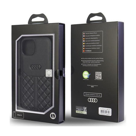 Audi Genuine Leather - Coque pour iPhone 11 (Noir)