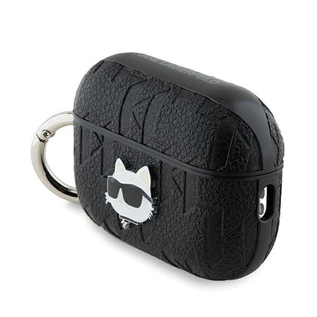 Karl Lagerfeld Monogram Choupette Head - pouzdro AirPods Pro 2 (černé)