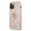 Guess 4G Big Metal Logo - iPhone 12 / iPhone 12 Pro Case (pink)