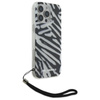 Karl Lagerfeld IML Zebra Pattern & Cord - Hülle für iPhone 16 Pro Max (schwarz)