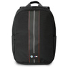 BMW Nylon Rot Streifen - 16" Notebook-Rucksack (schwarz)