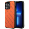 Karl Lagerfeld Perforated Allover - Hülle für iPhone 13 (Pro Orange)