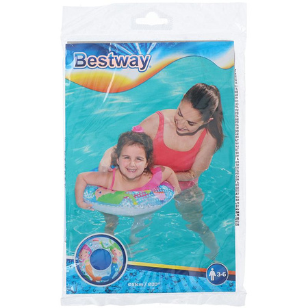 Bestway - Kinderschwimmrad Durchmesser 51 cm (Meerjungfrauen)