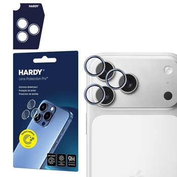 3mk HARDY Lens Protection Pro - Kameraschutzglas für iPhone 17 Pro / iPhone 17 Pro Max (Titanium Gray)