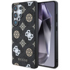 Guess 4G Imprimé motif pivoine coloré MagSafe - étui pour Samsung Galaxy S25 Ultra (noir)