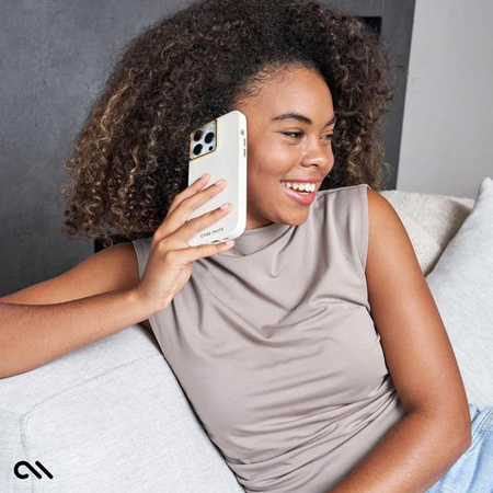 Case-Mate Silikon MagSafe - Tasche iPhone 15 Pro (Beige)