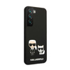 Karl Lagerfeld Slilicone Karl & Choupette - Etui Samsung Galaxy S22 (noir)