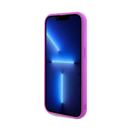 Guess Disco Metal Script - Coque iPhone 14 Pro (fuchsia)