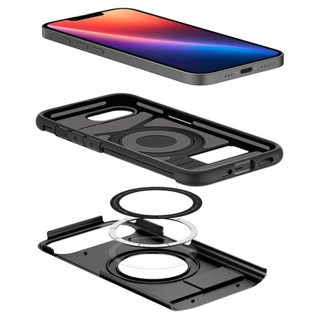 Spigen Slim Armor MagSafe - pouzdro pro iPhone 16e (černé)