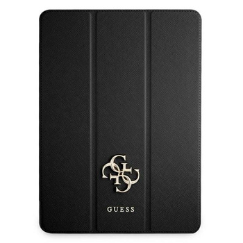 Guess Saffiano 4G Big Metal Logo - iPad Pro 12.9" Tasche 2021 (schwarz)