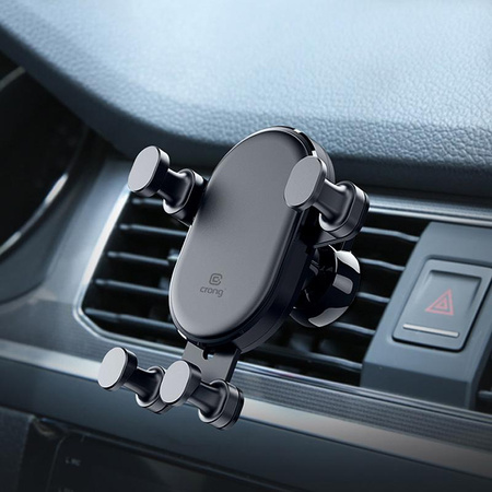 Crong Gravity Auto-Lock Car Holder - Support de voiture par gravité pour téléphone 4.7"-6.5" (noir)