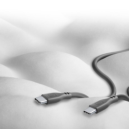 Cellularline Soft Cable - USB-C to USB-C cable 1.2 m (black)