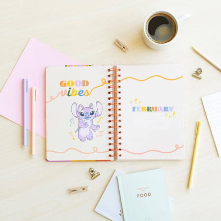 Disney Stitch - Calendrier / semainier A5 2025/2026