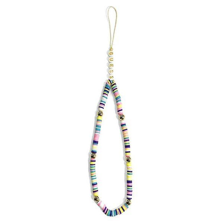 Guess Phone Strap Beads and Pearls Heishi Multicolor
