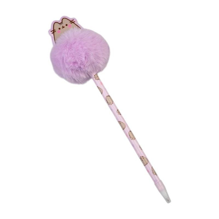 DŁUGOPIS Z POMPONEM PUSHEEN DLA DZIECKA DO SZKOŁY NA PREZENT