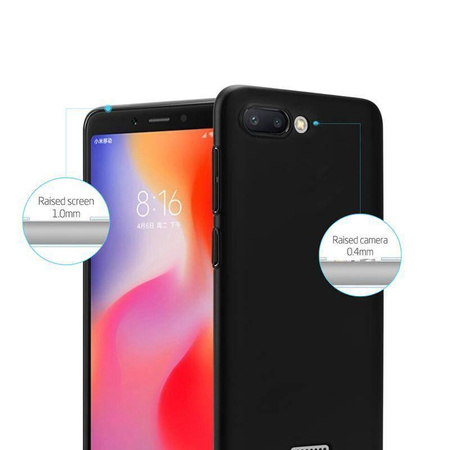Crong Smooth Skin - Pouzdro pro Xiaomi Redmi 6A (černé)