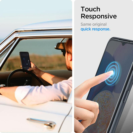Spigen Glas.TR Slim 2-Pack - Verre trempé pour Samsung Galaxy A15 4/5G / A25 5G / M15 5G (2 pièces)
