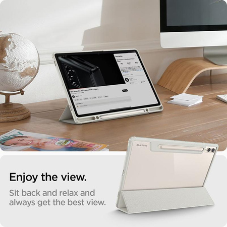 Spigen Ultra Hybrid Pro - pouzdro pro Samsung Galaxy Tab S9+ 12,4" (šedé)