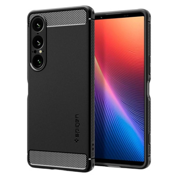 Spigen Rugged Armor - Étui pour Sony Xperia 1 VII (Noir mat)