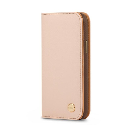 Moshi Overture - Étui 3-en-1 avec coque à rabat iPhone 13 Pro (NanoShield™ antibactérien) (Luna Pink)