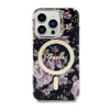 Guess Flower MagSafe - iPhone 14 Pro Tasche (Schwarz)