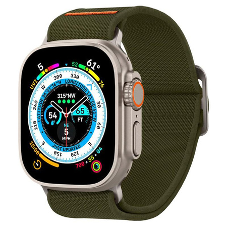 Spigen Fit Lite Ultra - szíj Apple Watch 42/44/45/49 mm-es órához (khaki)