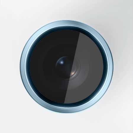 3mk HARDY Lens Protection Pro - Sklo na objektiv fotoaparátu iPhone 17 Pro / iPhone 17 Pro Max (Ocean Blue)