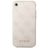 Guess 4G Metal Gold Logo - Coque iPhone SE 2022 / SE 2020 / 8 / 7 (rose)