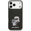 Karl Lagerfeld IML Aquarelle Karl & Choupette & Logo MagSafe - Case for iPhone 17 Pro Max (black)