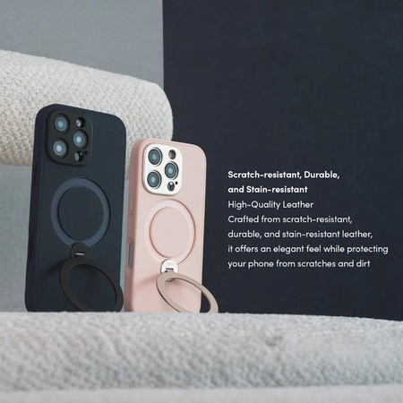 Moshi Kameleon MagSafe - Case for iPhone 16 Pro Max with Stand Function (Shell Pink)