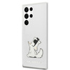 Karl Lagerfeld Choupette Fun - Samsung Galaxy S22 Ultra tok (átlátszó)