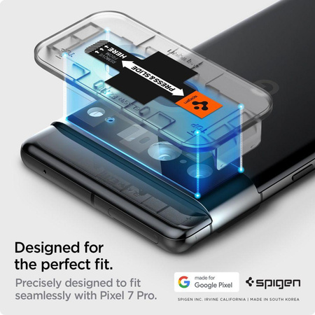 Spigen Optik.TR Camera Lens Protector - Objektivschutzglas für Google Pixel 7 Pro (2 Stück)