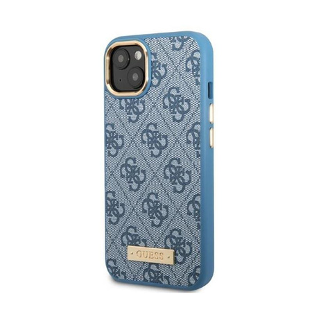 Guess 4G Logo Plate MagSafe - iPhone 13 Case (bleu)