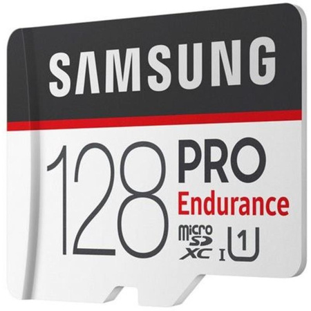 Samsung microSDXC Pro Endurance - 128 GB Class 10 UHS-I/U1 100/30 MB/s Speicherkarte mit Adapter