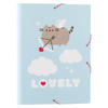 Pusheen - Cartella/borsa portadocumenti della collezione Purrfect Love (24,5 x 34 cm)